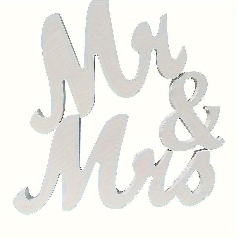 3pcs Mr & Mrs Deko-Aufsteller