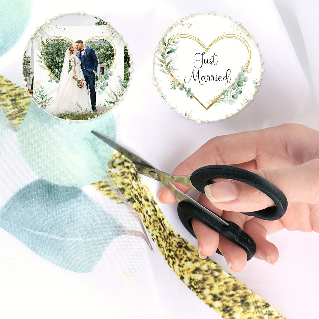 Herz ausschneiden Brautpaar-Spiel Photo Background Heart-Shape Party Wedding Decoration Engaged Banner