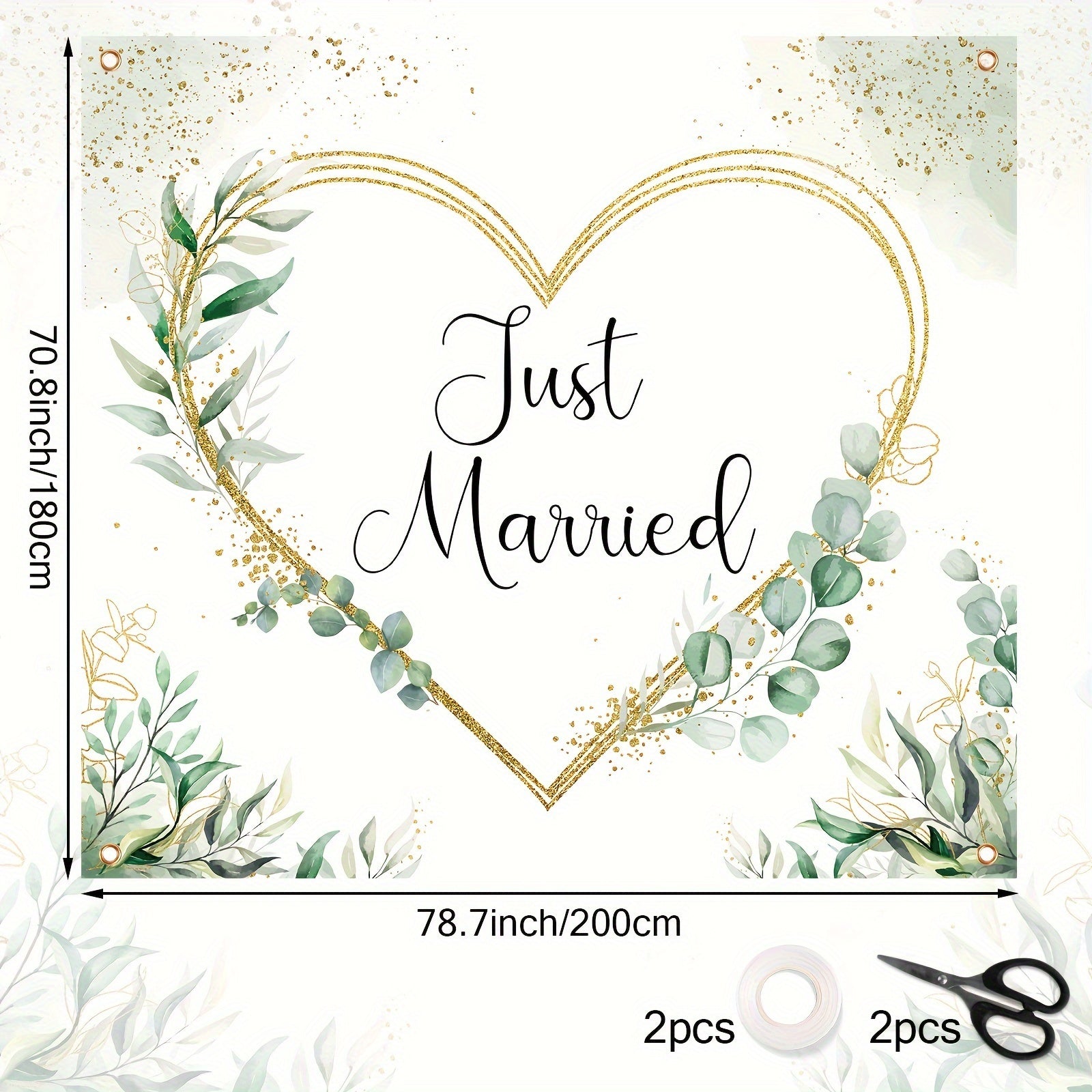 Herz ausschneiden Brautpaar-Spiel Photo Background Heart-Shape Party Wedding Decoration Engaged Banner