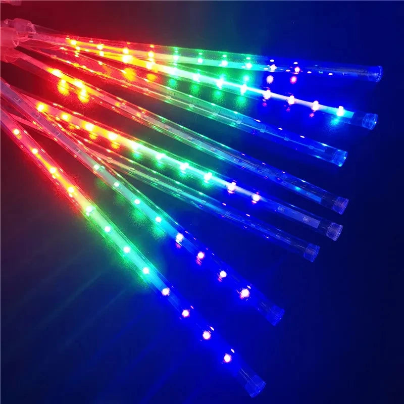 Christmas Decoration 2025Led Lights Decorations for Outdoor Tree Garland Lighting Mood Light Garden String Party Lights Festoon