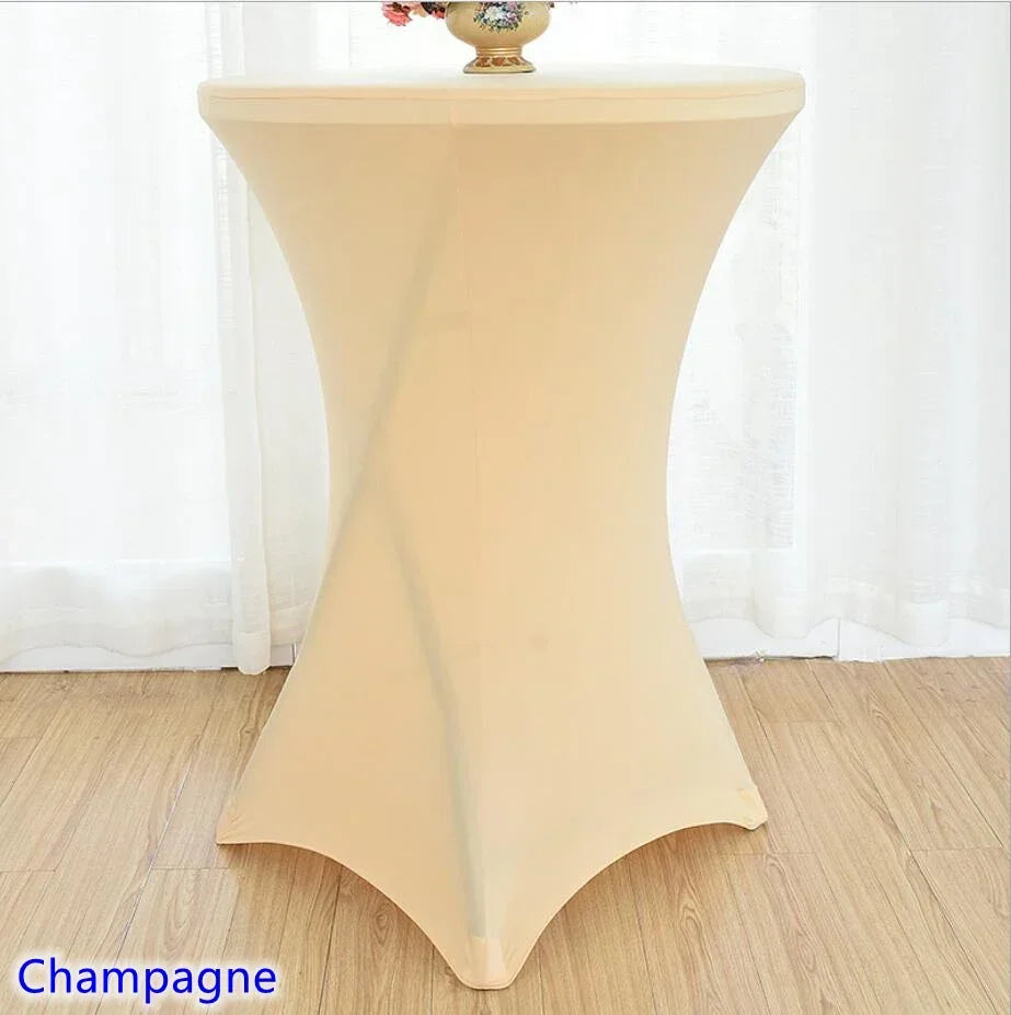 Stehtisch-Hussen  Spandex Table Covers Round Cloth High Bar
