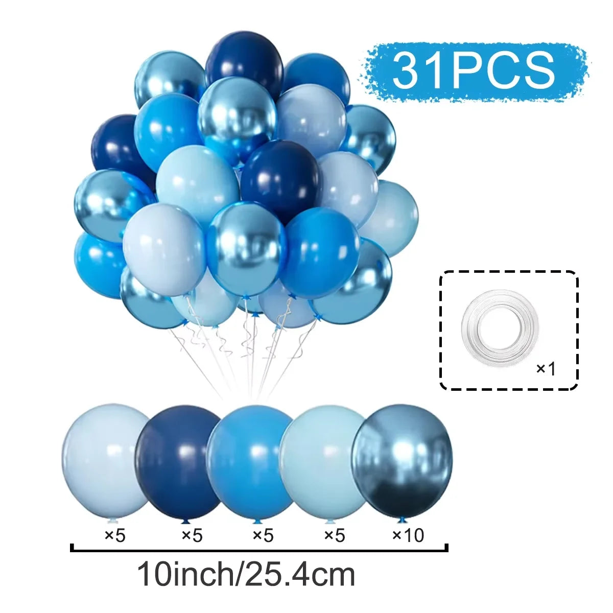 Balloon birthday decoration set layout wedding party supplies Children's Day anniversary background atmosphere sequin balloon de