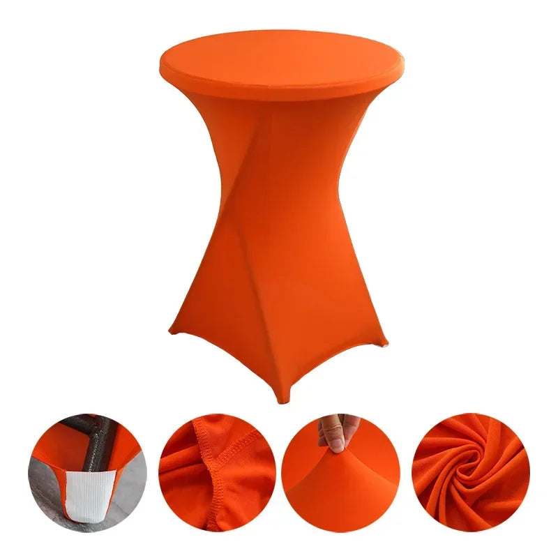 Stehtisch-Hussen  Spandex Table Covers Round Cloth High Bar