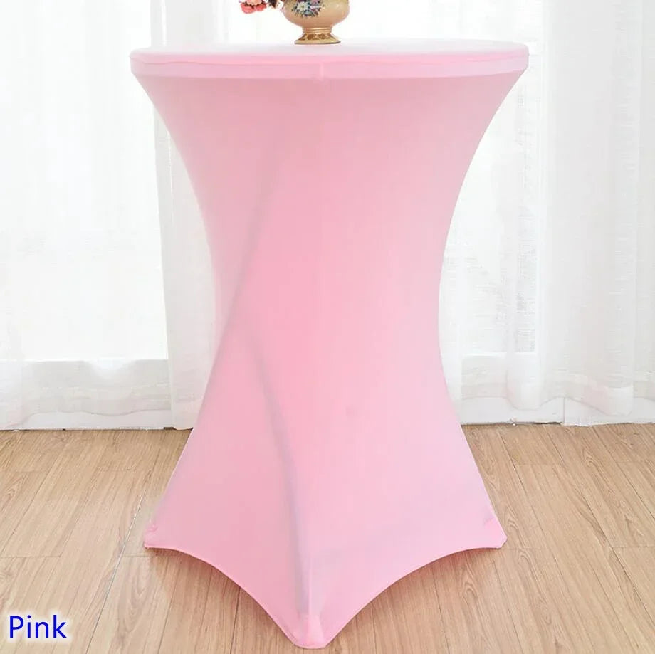 Stehtisch-Hussen  Spandex Table Covers Round Cloth High Bar
