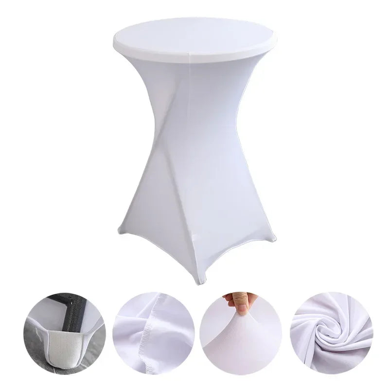 Stehtisch-Hussen  Spandex Table Covers Round Cloth High Bar