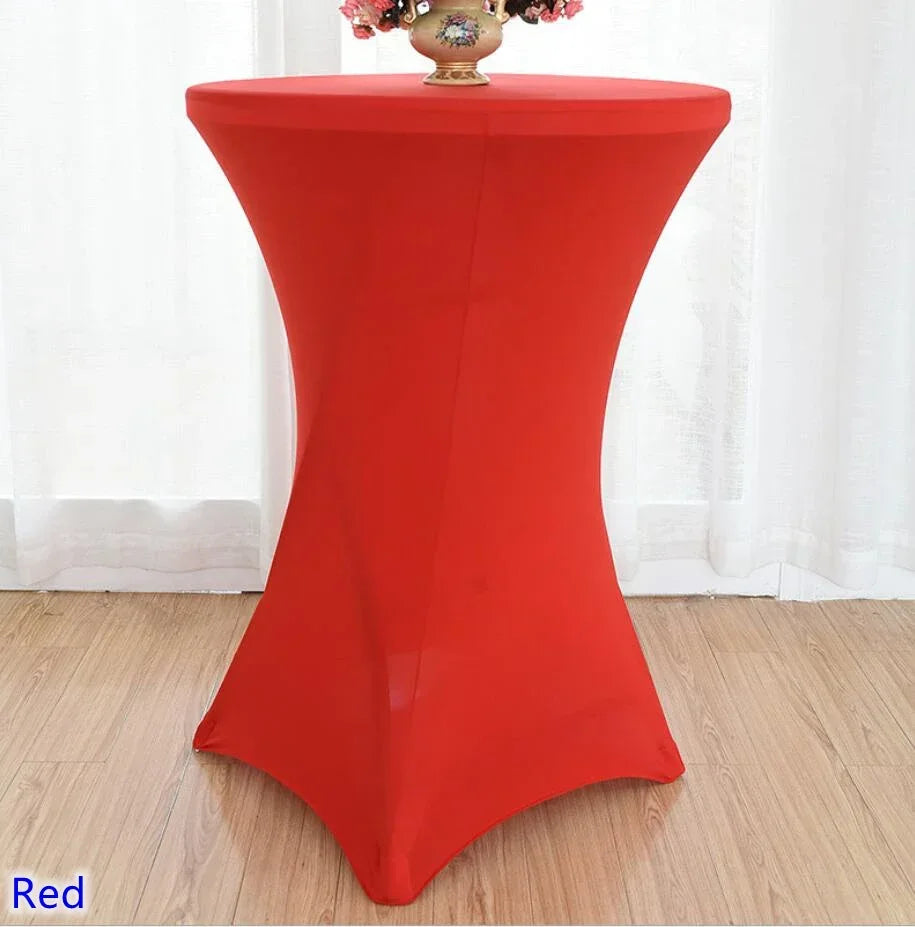 Stehtisch-Hussen  Spandex Table Covers Round Cloth High Bar
