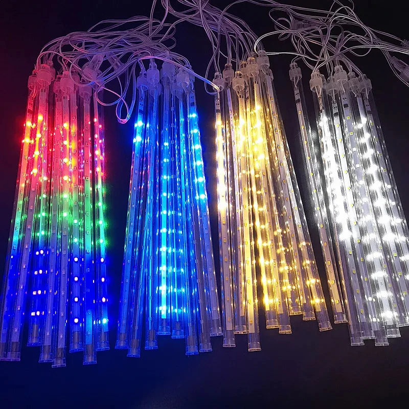 Christmas Decoration 2025Led Lights Decorations for Outdoor Tree Garland Lighting Mood Light Garden String Party Lights Festoon